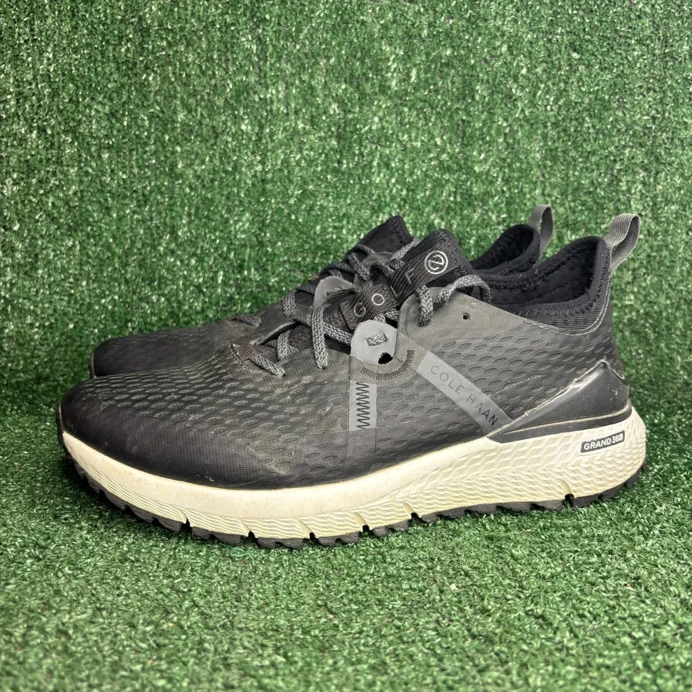 Cole‎ Haan Zerogrand Overtake C35804 Golf Spikeless Sneaker Black Mens Size 10M